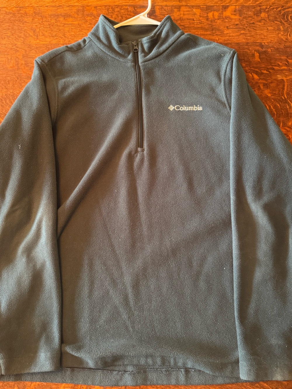 Columbia Dark Green Quarter-Zip Fleece Pullover